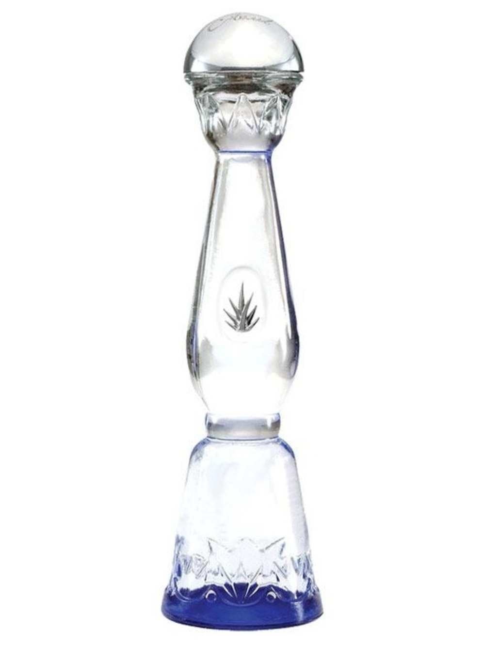 EMPTY CLASE AZUL Tequila Clear/Blue Glass Decorative Bottle
